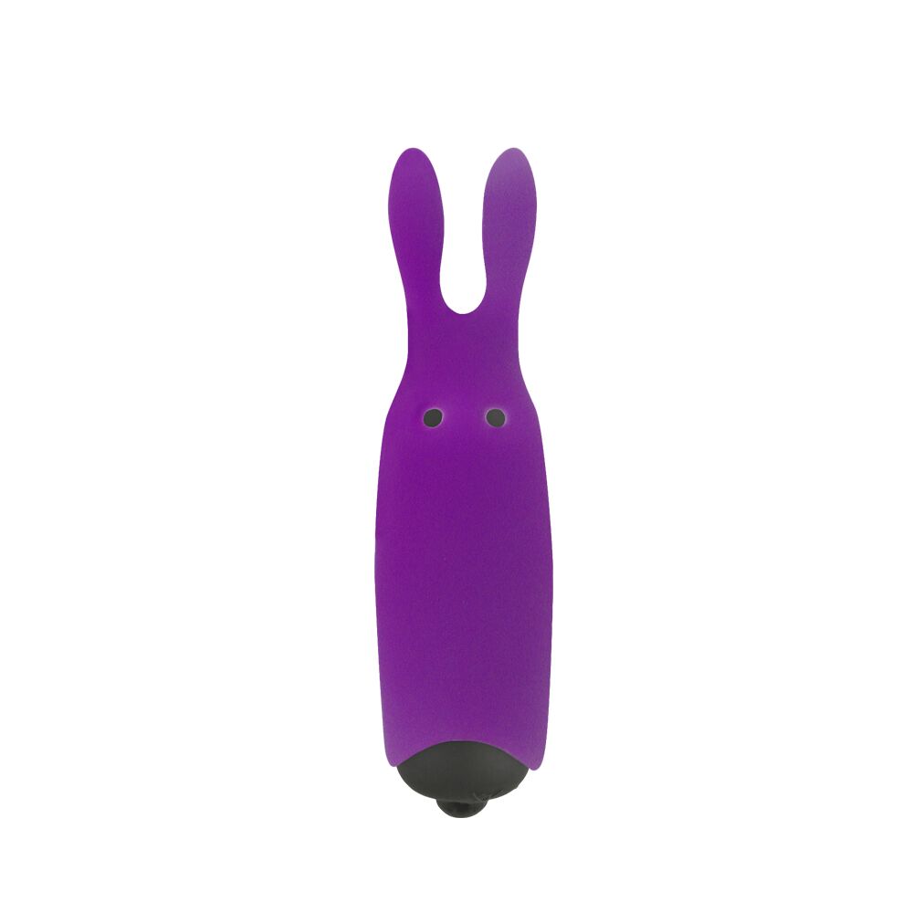 Віброкуля adrien lastic pocket vibe rabbit purple зі стимулювальними вушками