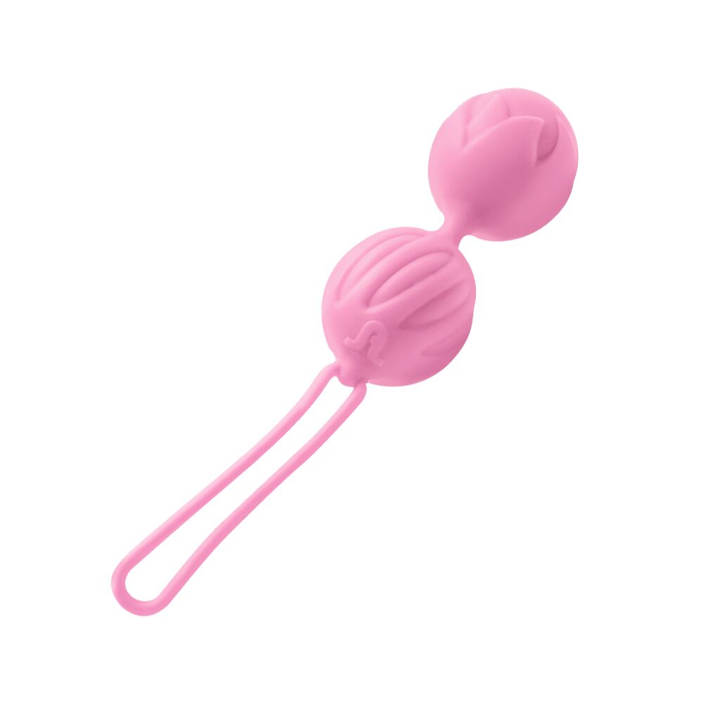 Вагінальні кульки adrien lastic geisha lastic balls mini pink (s), діаметр 3,4 см, маса 85 г