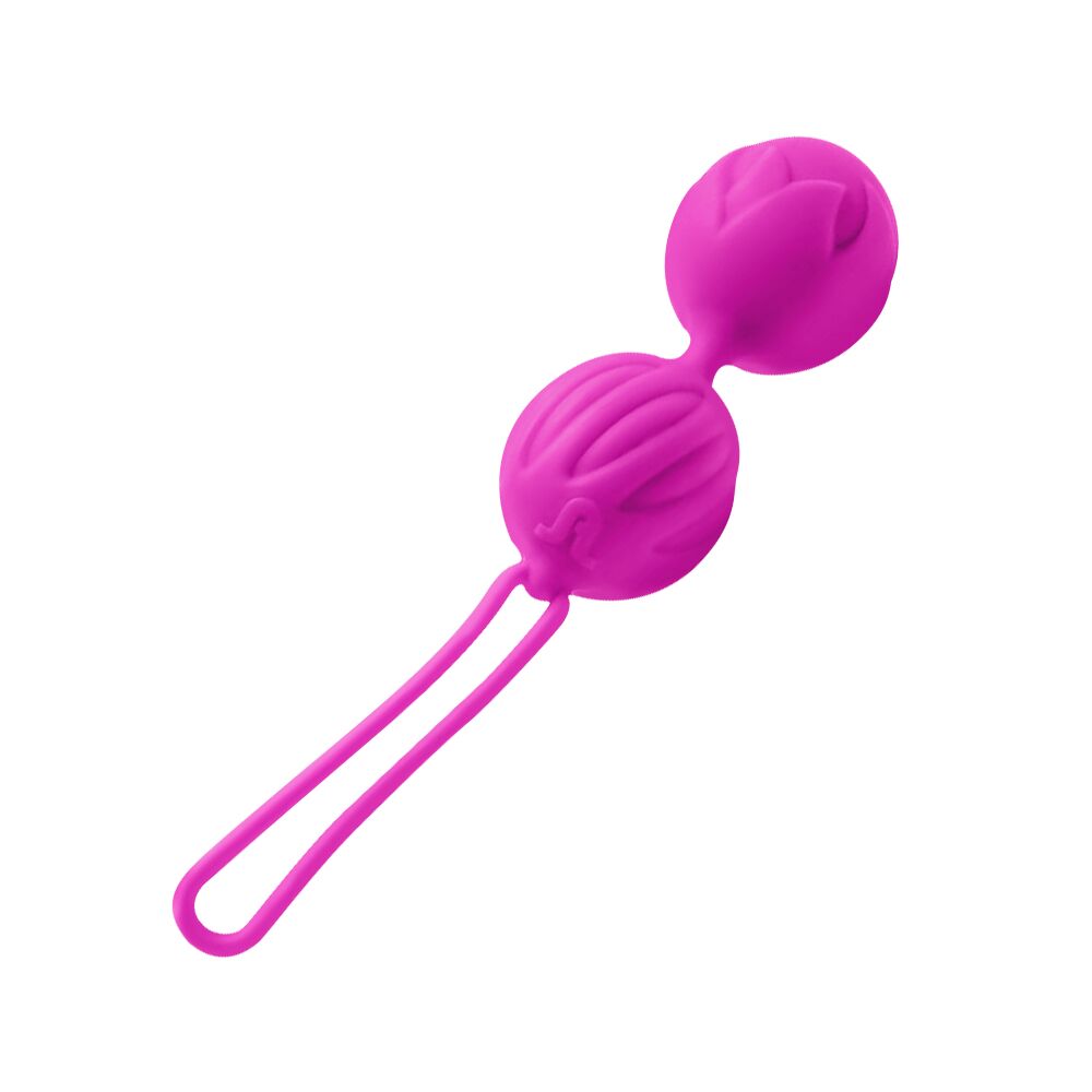 Вагінальні кульки adrien lastic geisha lastic balls mini magenta (s), діаметр 3,4 см, вага 85 г