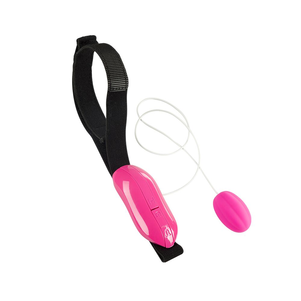 Виброяйце adrien lastic playball для стимуляції точки А, з турборежимом, кріплення до ноги