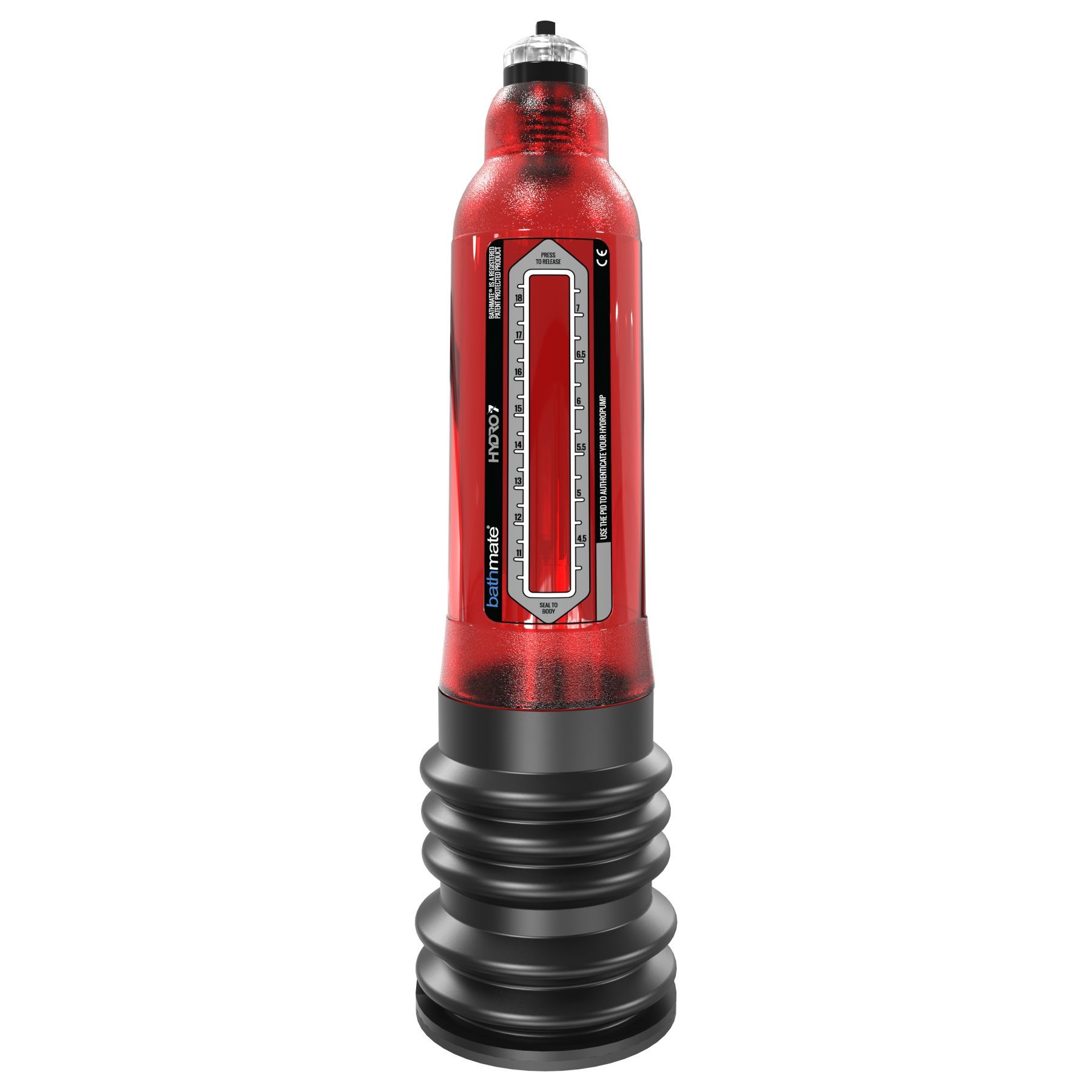 Гідропомпа bathmate hydro 7 red, для члена довжиною від 12,5 до 18 см, діаметр до 5 см