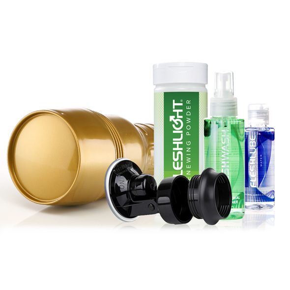 Мастурбатор fleshlight stu value pack: присоска, змазка, очищувальний та відновлювальний засіб