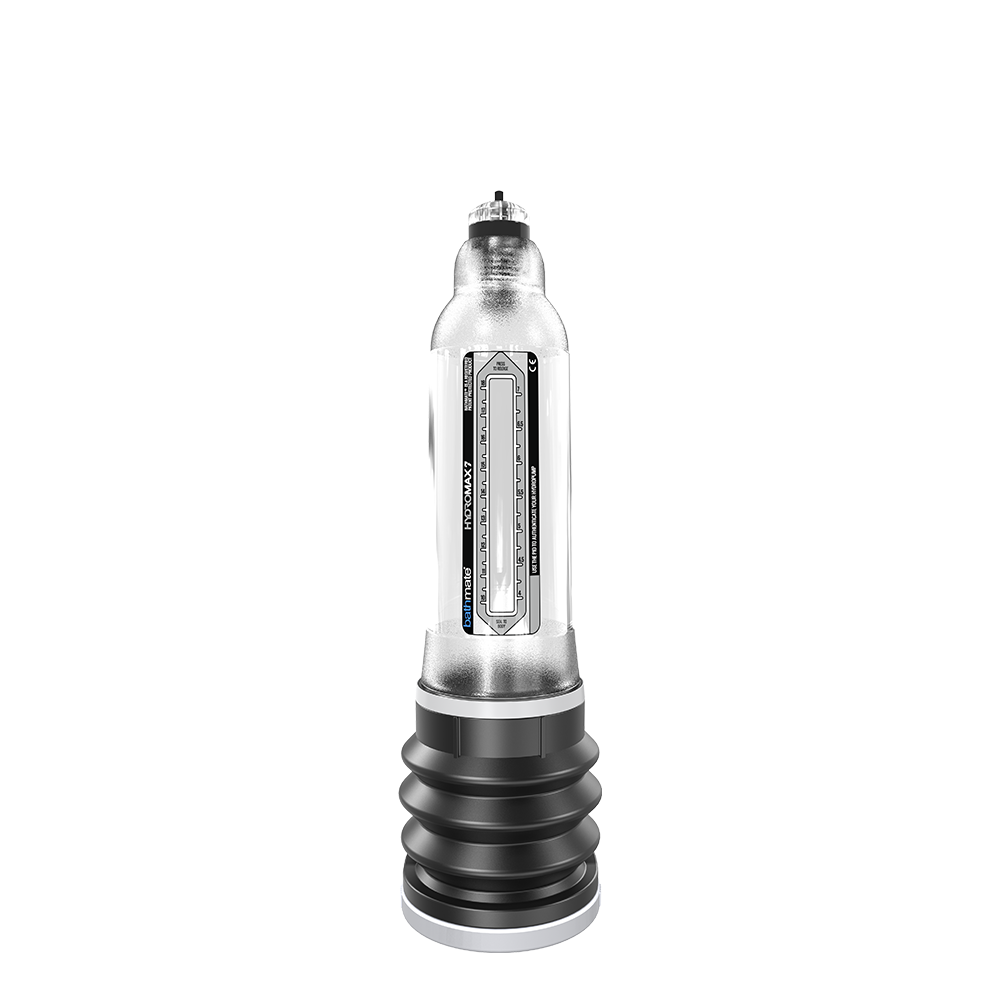 Гідропомпа bathmate hydromax 7 clear, для члена довжиною від 12,5 до 18 см, діаметр до 5,2 см