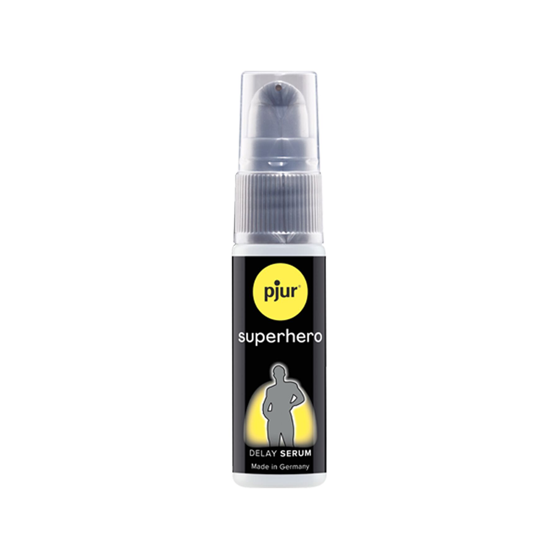 Сироватка пролонгатор pjur superhero delay serum 20 мл, створює ефект плівки, без оніміння