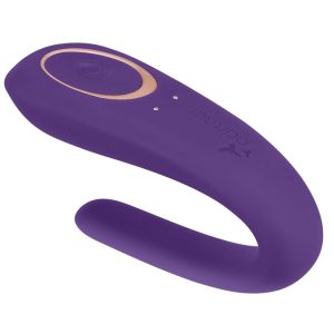 Вібратор для пар satisfyer double classic violet з одним моторчиком