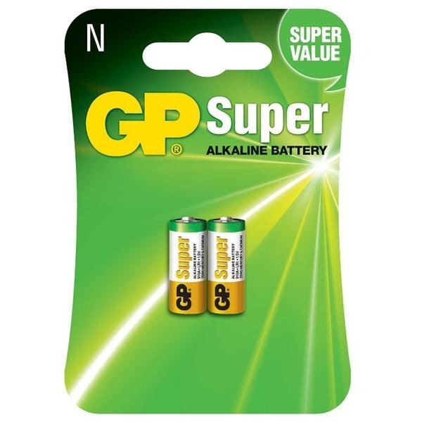 Батарейка gp super alkaline lr1 (2 штуки)