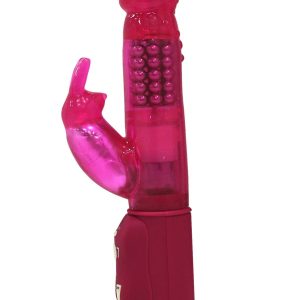 Вібратор кролик dorcel orgasmic rabbit pink з перлинним масажем