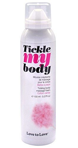 Масажна піна love to love tickle my body cotton candy (150 мл) зволожувальна