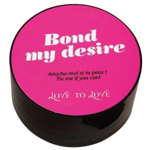 Скотч для бондажа love to love bond my desire (15м) Чорний, не липне до шкіри і волосків
