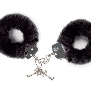 Наручники з плюшевим оздобленням love to love attach me black