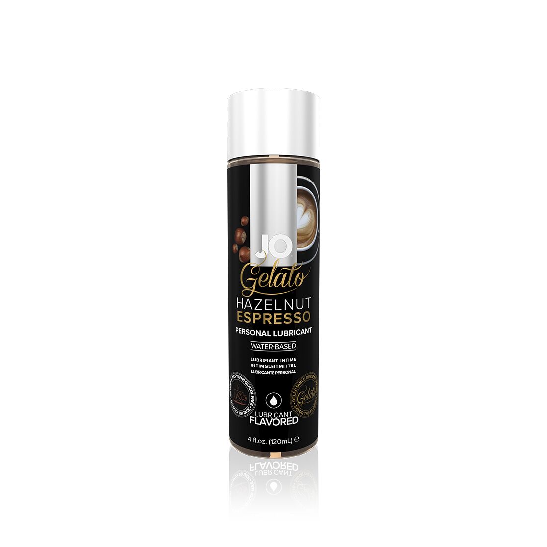 Змазка на водній основі jo gelato hazelnut espresso (120 мл) без цукру, парабенів та пропіленгліколю