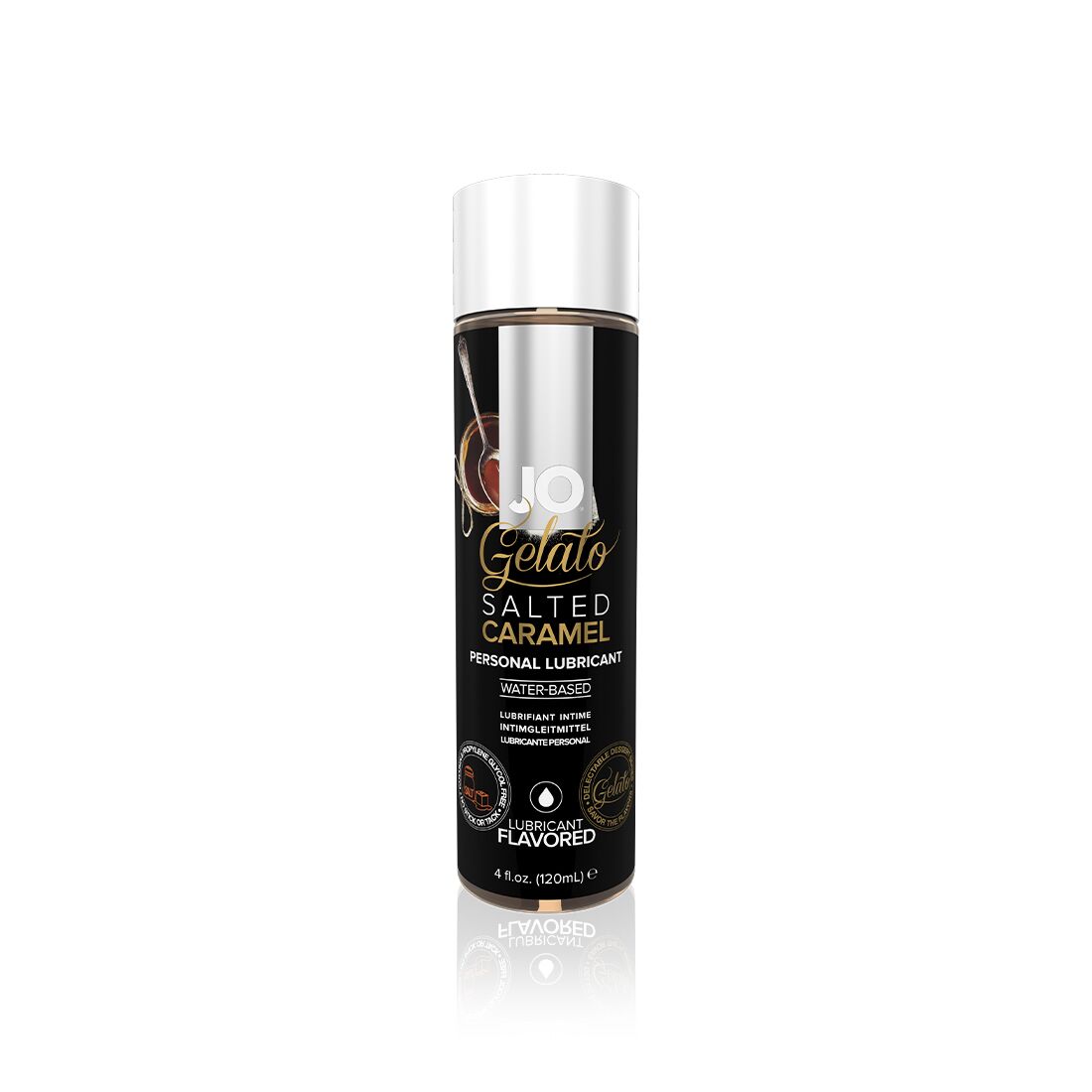 Змазка на водній основі jo gelato salted caramel (120 мл) без цукру, парабенів та гліколю