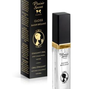 Стимулювальний блиск для губ plaisirs secrets stimulating oral gloss baiser brulant (7 мл)