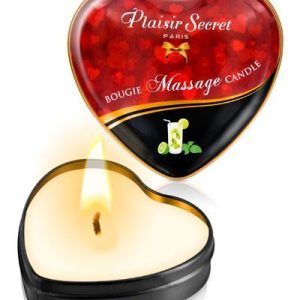 Масажна свічка серце plaisirs secrets mojito (35 мл)