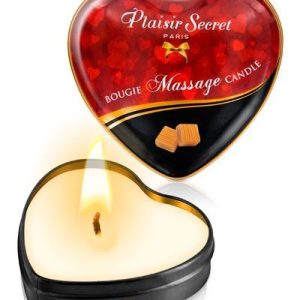 Масажна свічка серце plaisirs secrets caramel (35 мл)