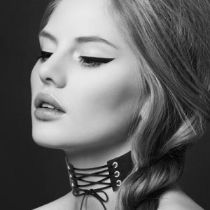 Чокер зі шнурівкою bijoux pour toi lacet, екошкіра