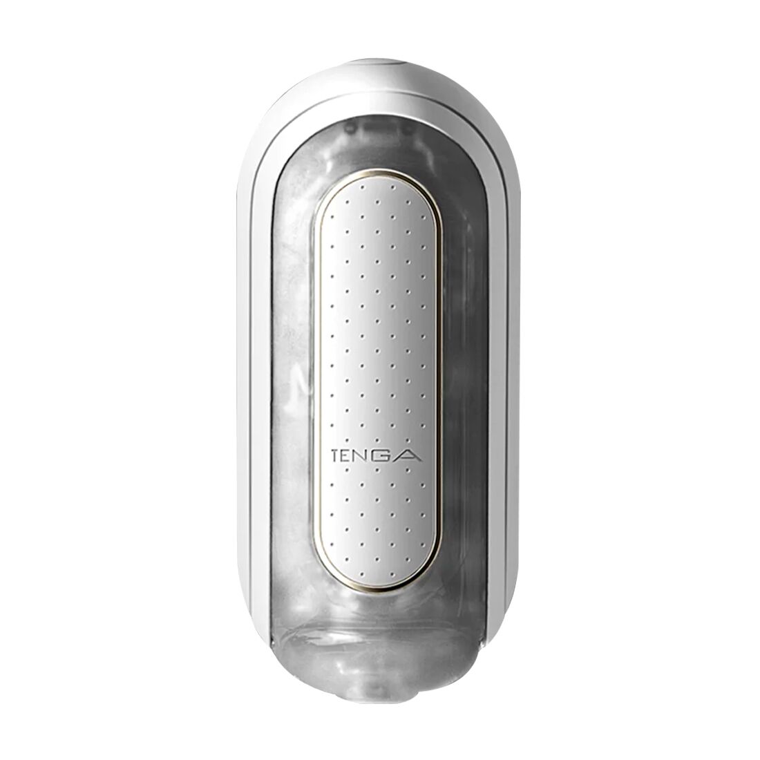 Вібромастурбатор tenga flip zero electronic vibration white, змінна інтенсивність, розкладний