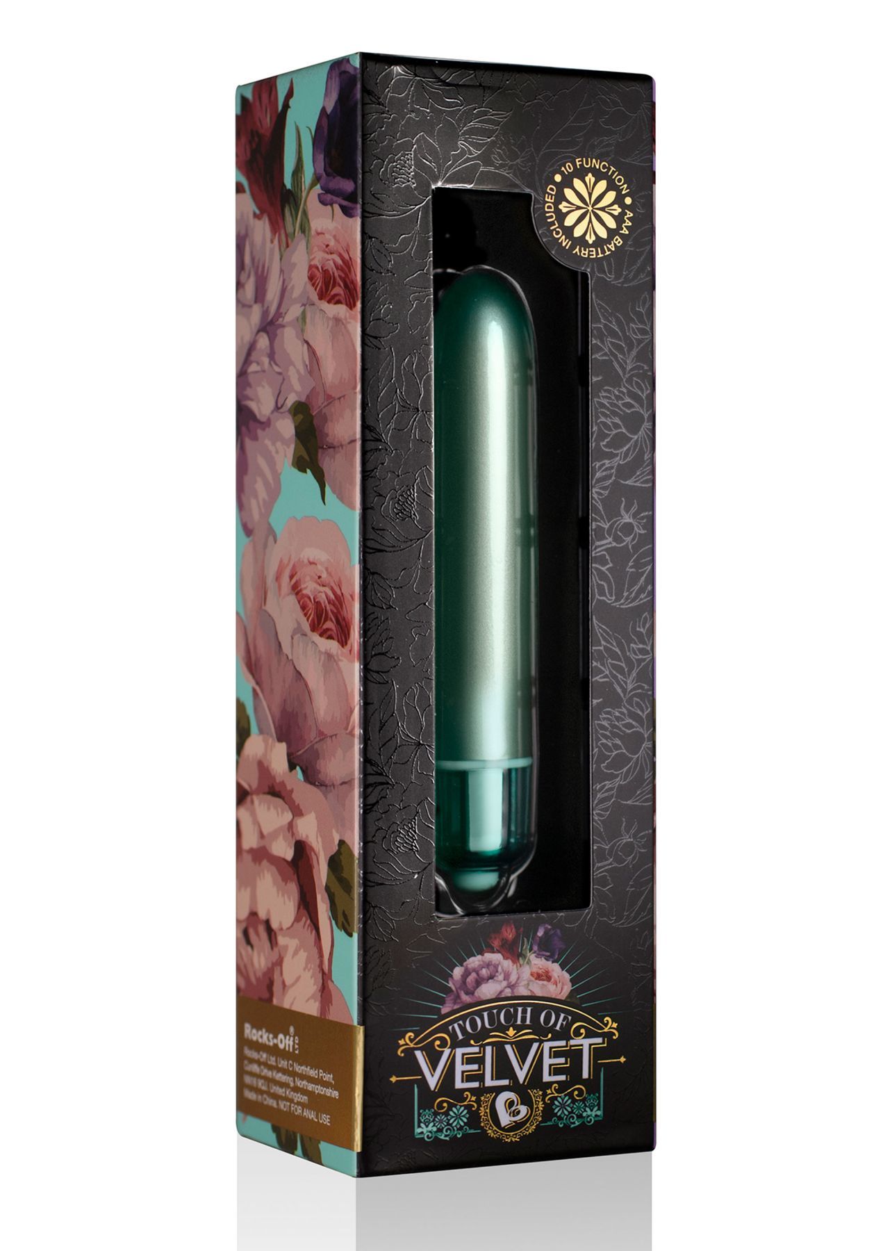 Віброкуля rocks off ro 90mm touch of velvet aqua lily матова
