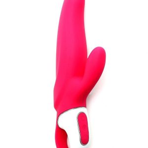 Потужний вібратор кролик satisfyer vibes mr. rabbit, два мотори, литий силікон, 12 режимів роботи