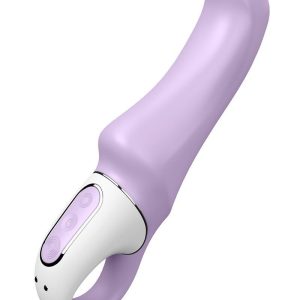 Потужний вібратор satisfyer vibes charming smile з гнучким стовбуром, літій силікон, 12 режимів