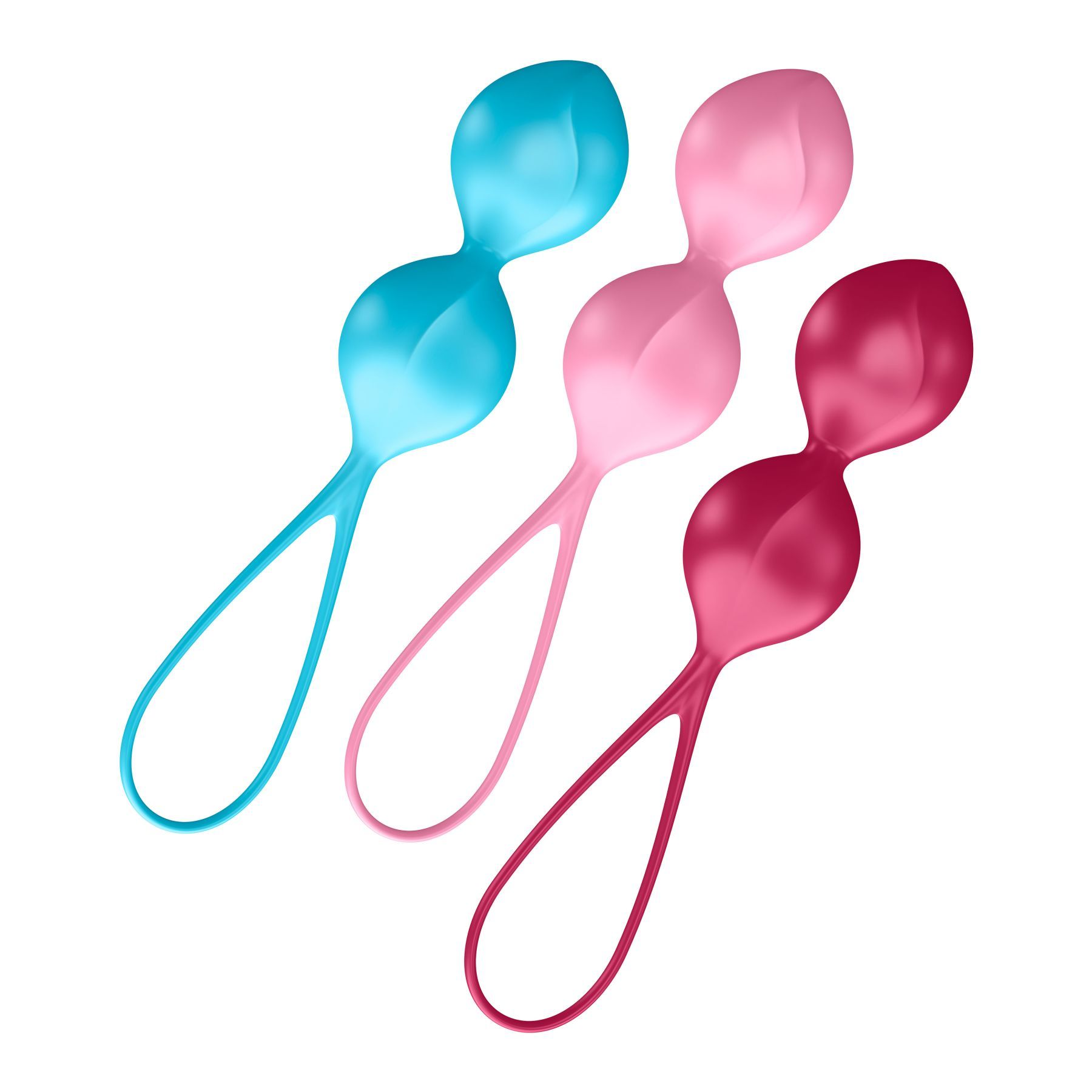 Вагінальні кульки satisfyer v balls (3 пари), діаметр 3,4 см, маса 79 114 150г, монолітні