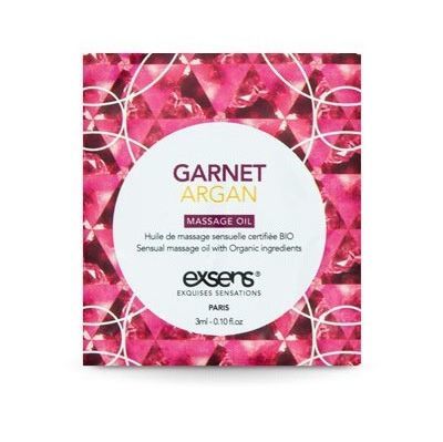 Пробник масажної олії exsens garnet argan 3мл