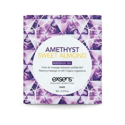 Пробник масажної олії exsens amethyst sweet almond 3мл