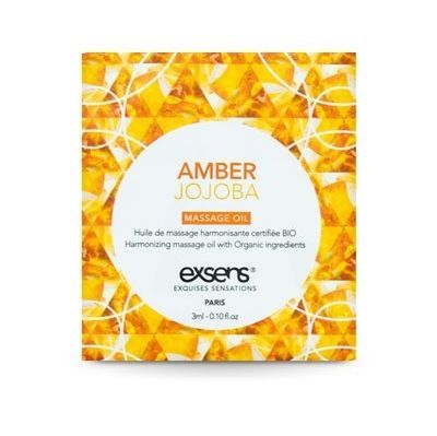 Пробник масажної олії exsens amber jojoba 3мл