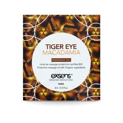 Пробник масажної олії exsens tiger eye macadamia 3мл