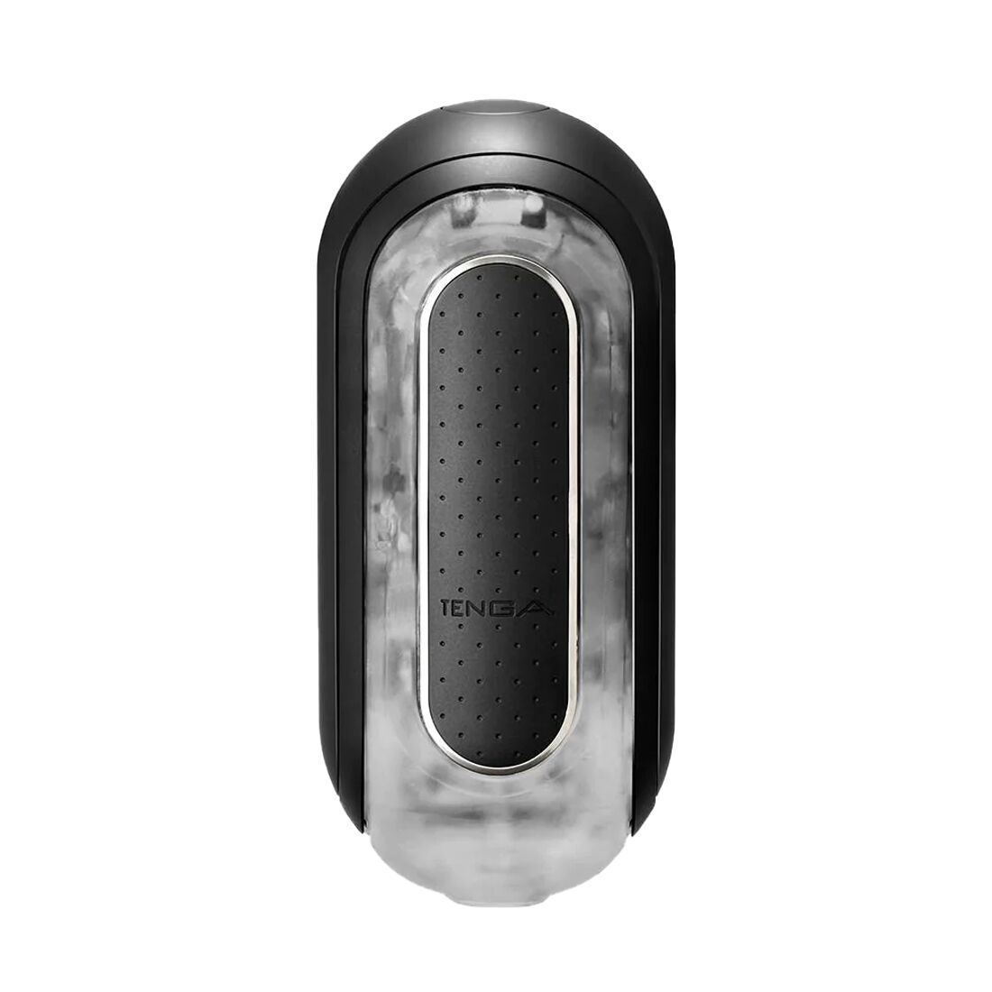Вібромастурбатор tenga flip zero electronic vibration black, змінна інтенсивність, розкладний