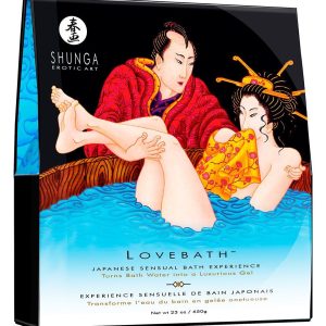 Гель для ванни shunga lovebath – ocean temptations 575 г, робить воду ароматним желе зі spa ефектом