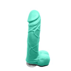 Мило у формі пеніса Чистий Кайф turquoise size m, крафтове мило член, натуральне