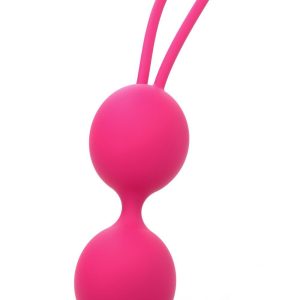 Вагінальні кульки dorcel dual balls magenta, діаметр 3,6см, вага 55гр