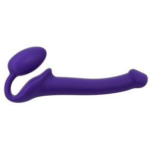 Безремінний страпон strap on me violet s, повністю регульований, діаметр 2,7 см