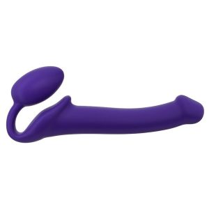 Безремінний страпон strap on me violet m, повністю регульований, діаметр 3,3 см