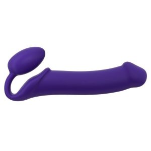 Безремінний страпон strap on me violet xl, повністю регульований, діаметр 4,5 см