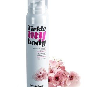 Масажна піна love to love tickle my body cherry blossom (150 мл) зволожувальна