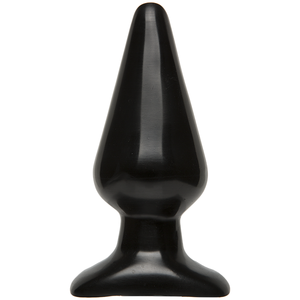 Анальна пробка doc johnson smooth classic large black, макс. діаметр 5,7 см