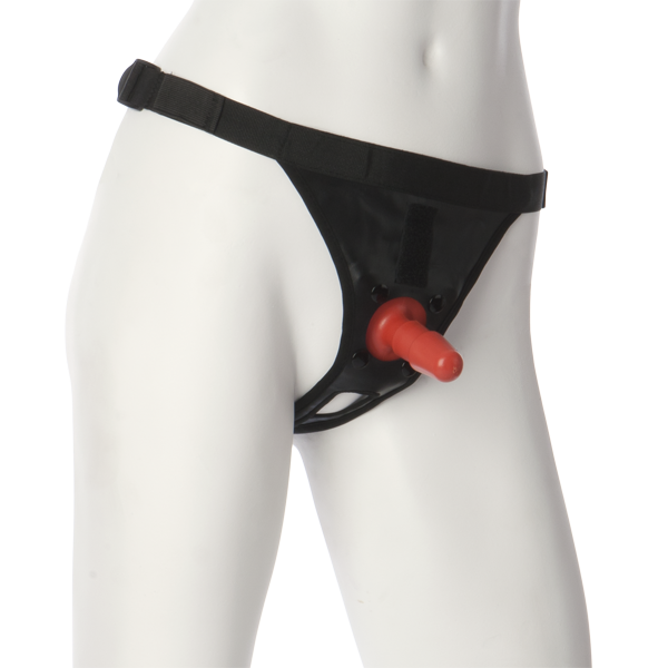 Трусики для страпону doc johnson ultra harness with plug з кріпленням vac u lock, унісекс