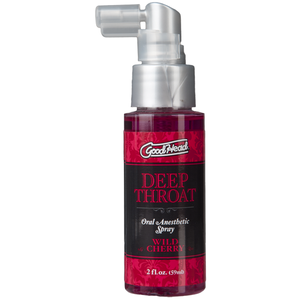 Спрей для мінету doc johnson goodhead deepthroat spray wild cherry 59 мл для глибокого мінету