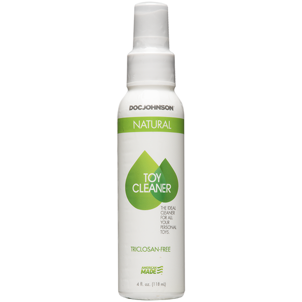 Дезінфекційний спрей doc johnson natural toy cleaner (118 мл) без триклозану, сульфатів і парабенів