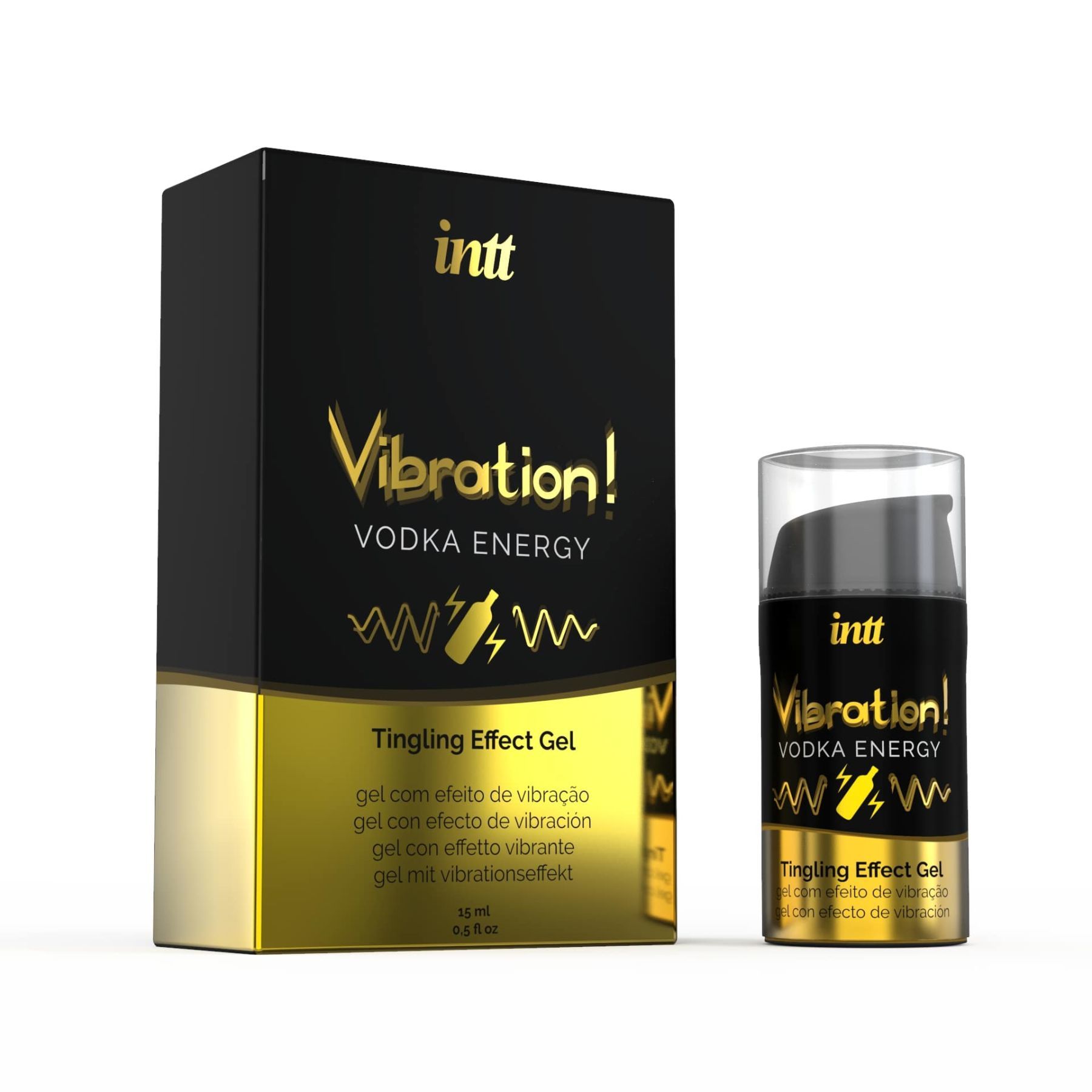 Рідкий вібратор intt vibration vodka (15 мл), густий гель, дуже смачний, діє до 30 хвилин