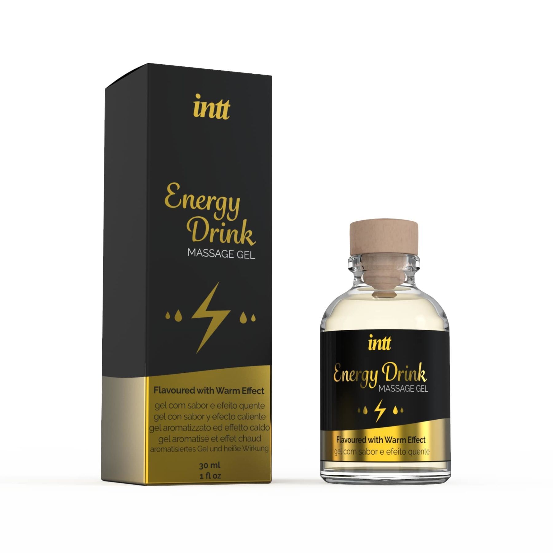 Масажний гель для інтимних зон intt energy drink (30 мл) розігрівальний