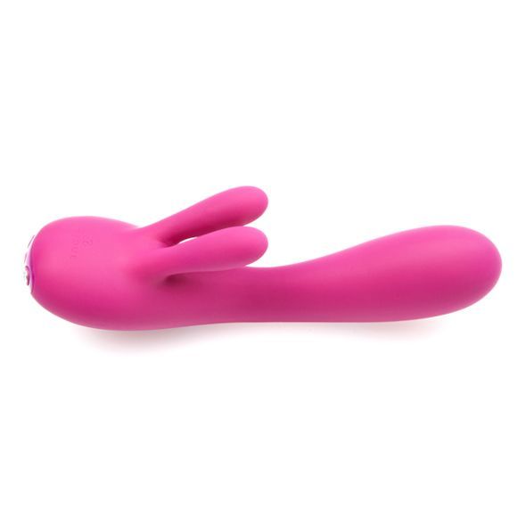 Вібратор кролик je joue fifi fuchsia з трьома моторами, глибока вібрація