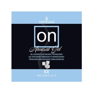 Пробник збуджувального гелю sensuva on for her arousal gel ice (4 мл)