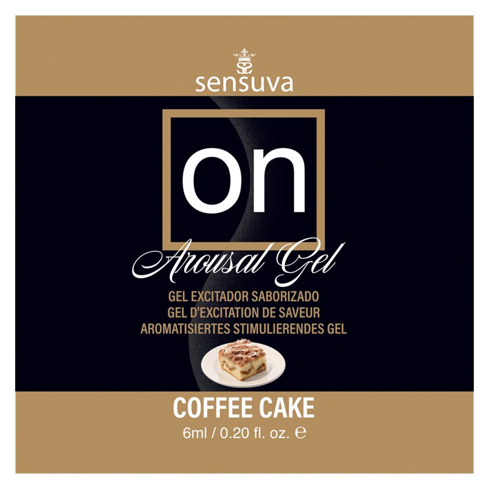 Пробник збудливого гелю sensuva on for her arousal gel coffee cake (4 мл)
