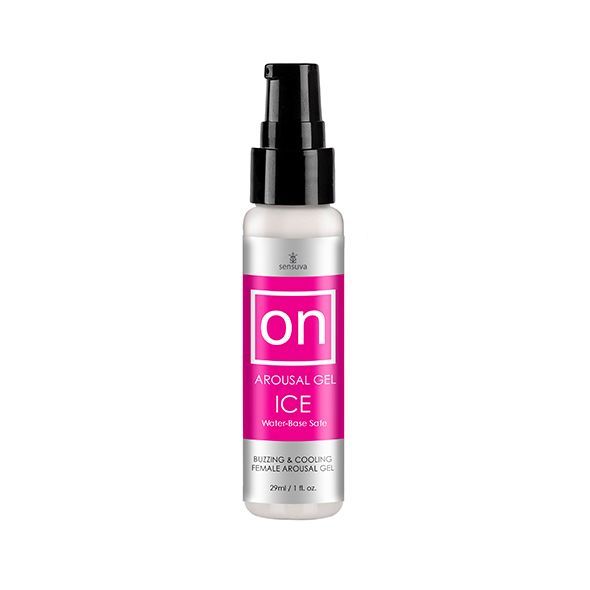 Збуджувальний гель для клітора sensuva on for her arousal gel ice 29мл охолодж. рідкий вібратор