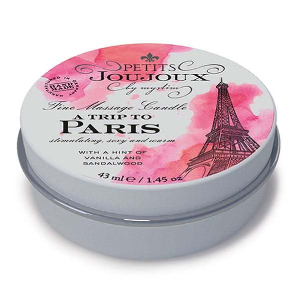 Масажна свічка petits joujoux paris vanilla and sandalwood (43 мл) з афродизіаками