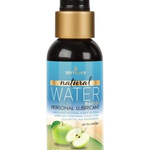 Змазка на водній основі sensuva natural water based apple candy (57мл) без гліцерину та парабенів