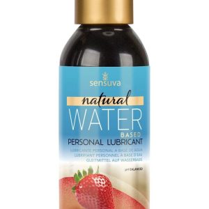 Змазка на водній основі sensuva natural water based strawberry (125мл) без гліцерину та парабенів